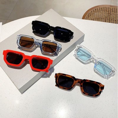 Women Fashion Simple Square Small Frame Sunglasses