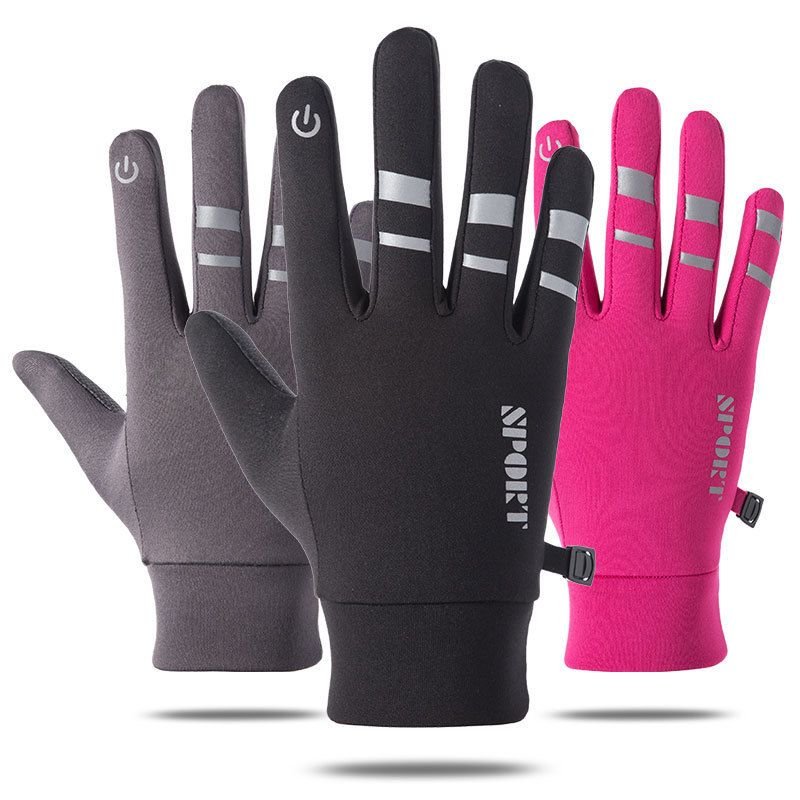 Outdoor Waterproof Winter Windproof Warm Plus Fleece Thickened Mountaineering Sports Gloves