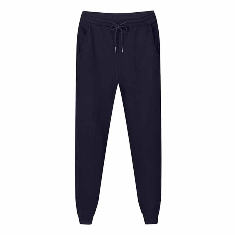 Men Fashion Casual Solid Color Plus Size Fleeces Sport Jogger Pants