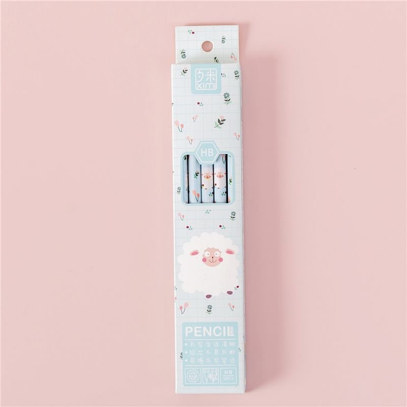 10pcs/box HB Cute Cartoon Pattern Pencils