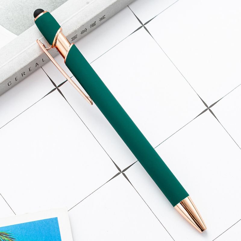 Simple Metal Push Aluminum Ball Pen