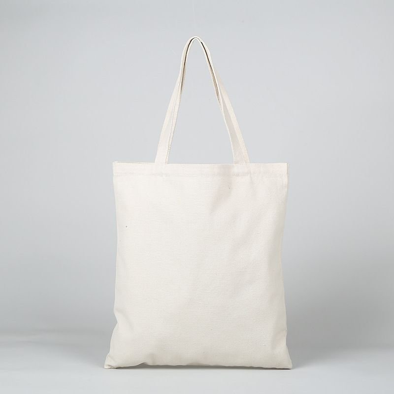 Custom Logo Simple Canvas Tote Bag