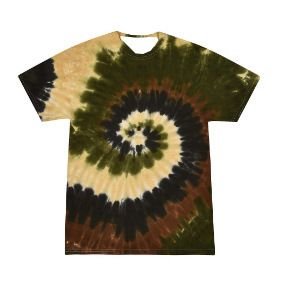 Mardi Gras Tie-Dye Printed Short-Sleeved Men Multicolor Series Fashion 3 T-Shirt