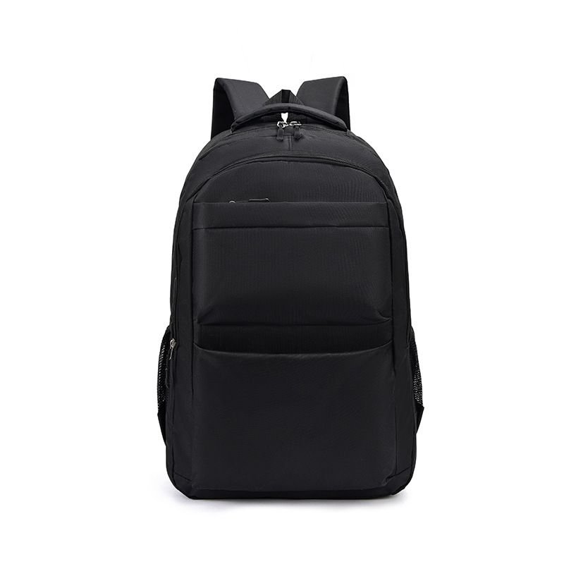 Simple Casual Solid Color Large Capacity Backpack