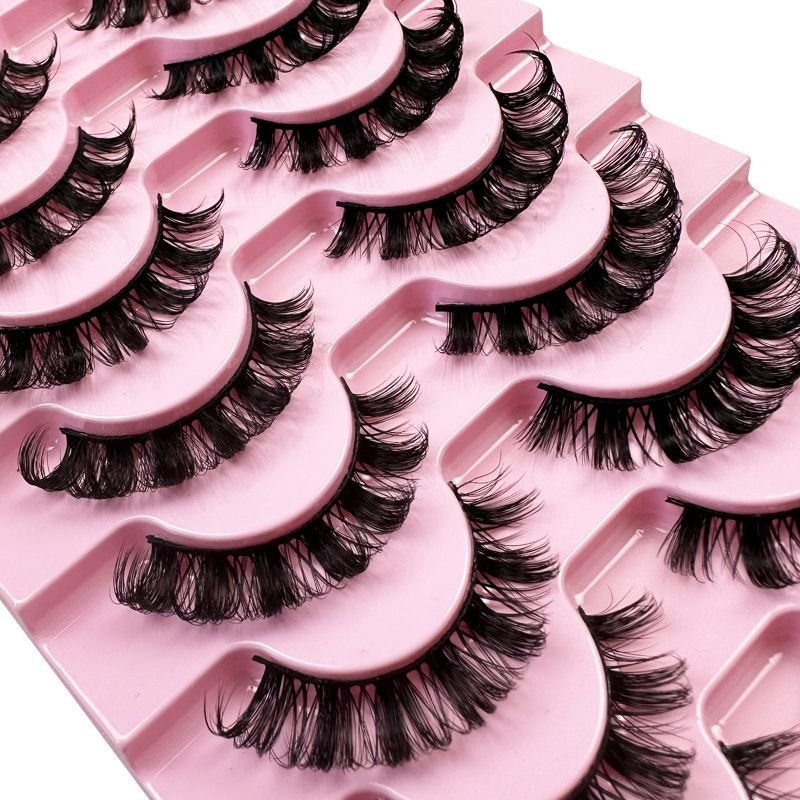 Women Simple Thick Curled Ten Pair False Eyelashes