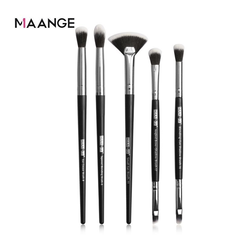 5Pcs/Lot Eye Shadow Blending Eyeliner Eyelash Eyebrow Brushes Set