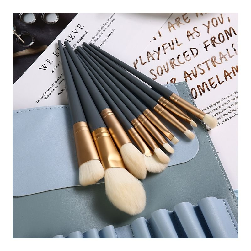 10 Makeup Brush Suit Eye Shadow Powder Beauty Tools