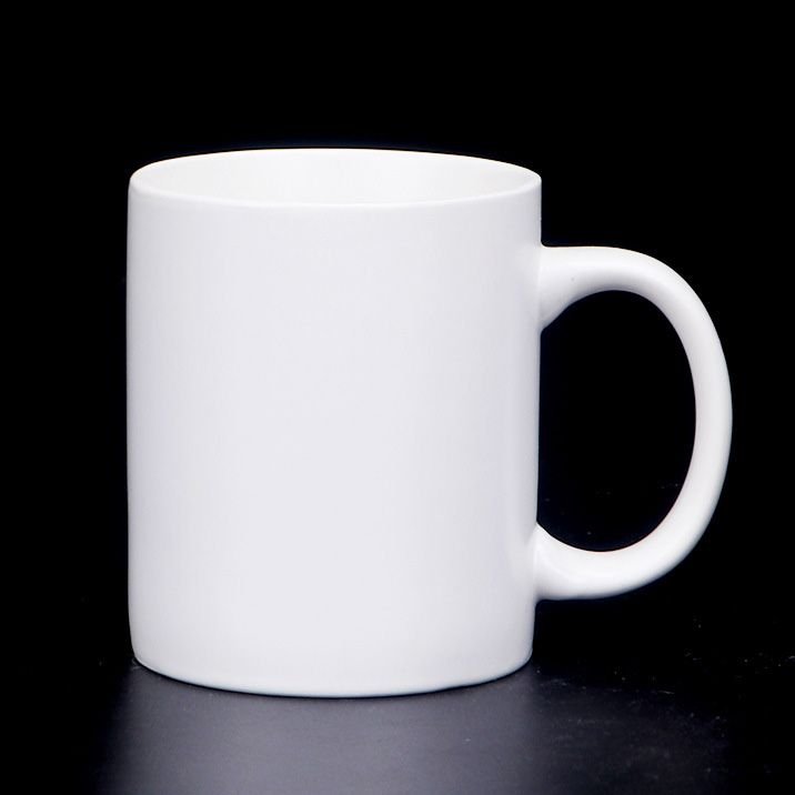 White Ceramic Mug Custom Logo Print