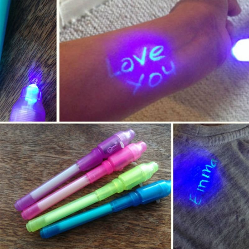 Simple Creative LED Electronic Purple Light Lamp Banknote Invisible Highlighter