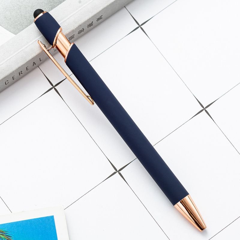 Simple Metal Push Aluminum Ball Pen