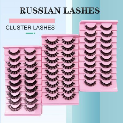 Women Simple Thick Curled Ten Pair False Eyelashes