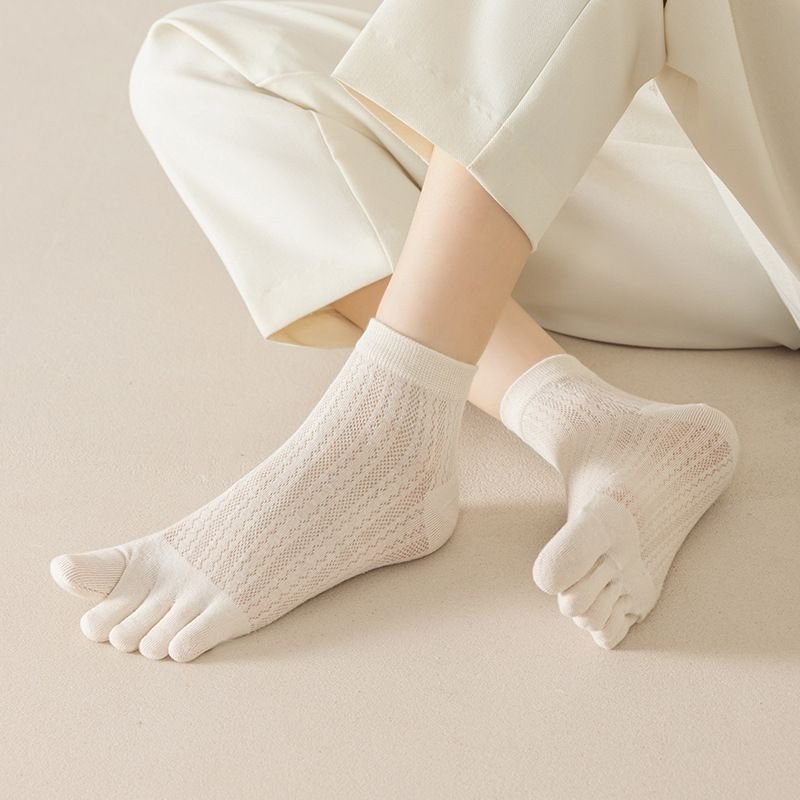 Summer Women Fashion Loose Five-Finger Socks