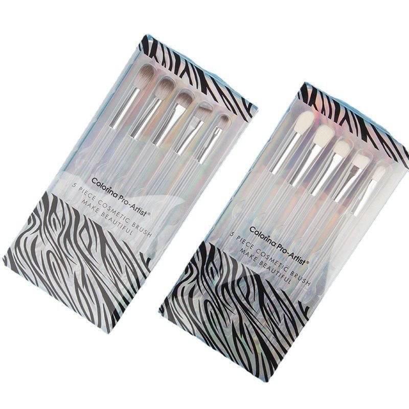 5pcs/set Mini Size Crystal Handle Makeup Brushes Set