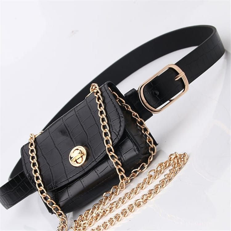 Women Fashion Animal Pattern Detachable Waist Bag