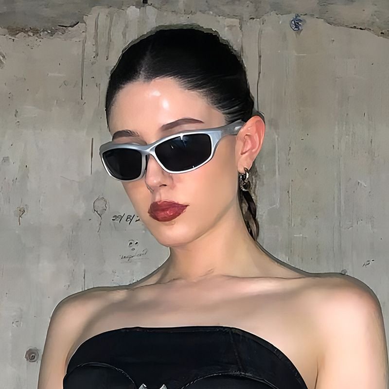 Women Fashion Y2K Punk Sunglasses