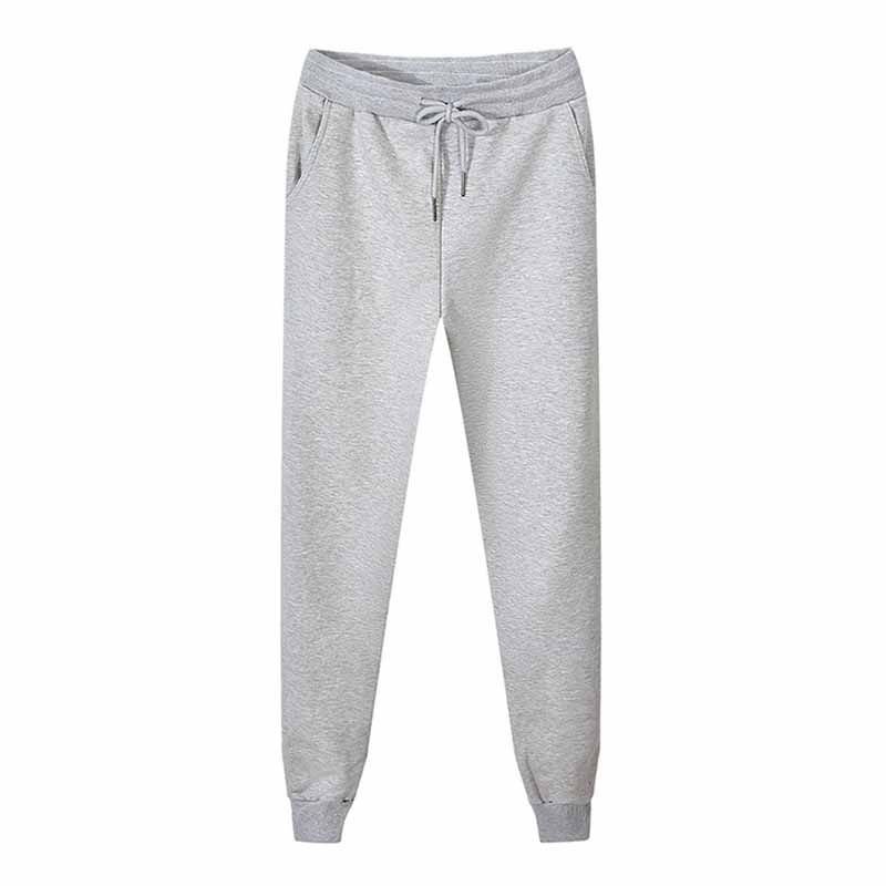 Men Fashion Casual Solid Color Plus Size Fleeces Sport Jogger Pants