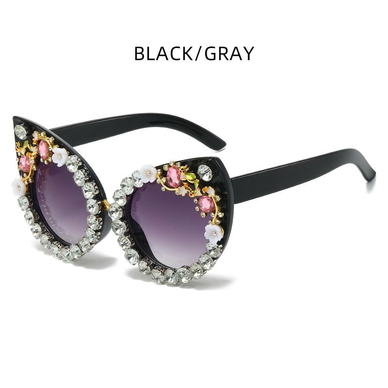 Women Fashion Creative Diamond Eye Sunglasses