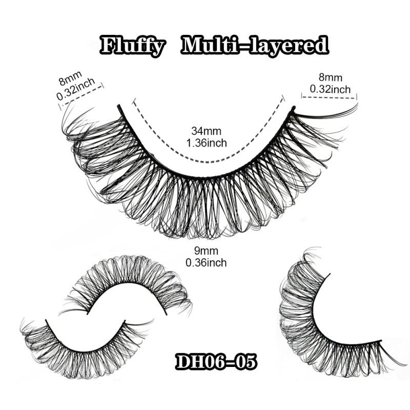 Women Natural Thick Curly Ten Pairs Of False Eyelashes