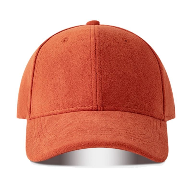 Neutral Simple Solid Color Suede Sunshade Cap