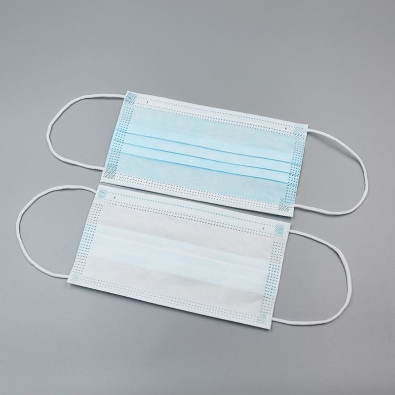 50pcs/pack 3-layer Disposable Masks With Melt-blown Fabric