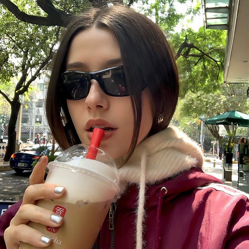 Women Fashion Y2K Punk Sunglasses