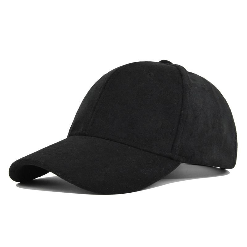 Neutral Simple Solid Color Suede Sunshade Cap