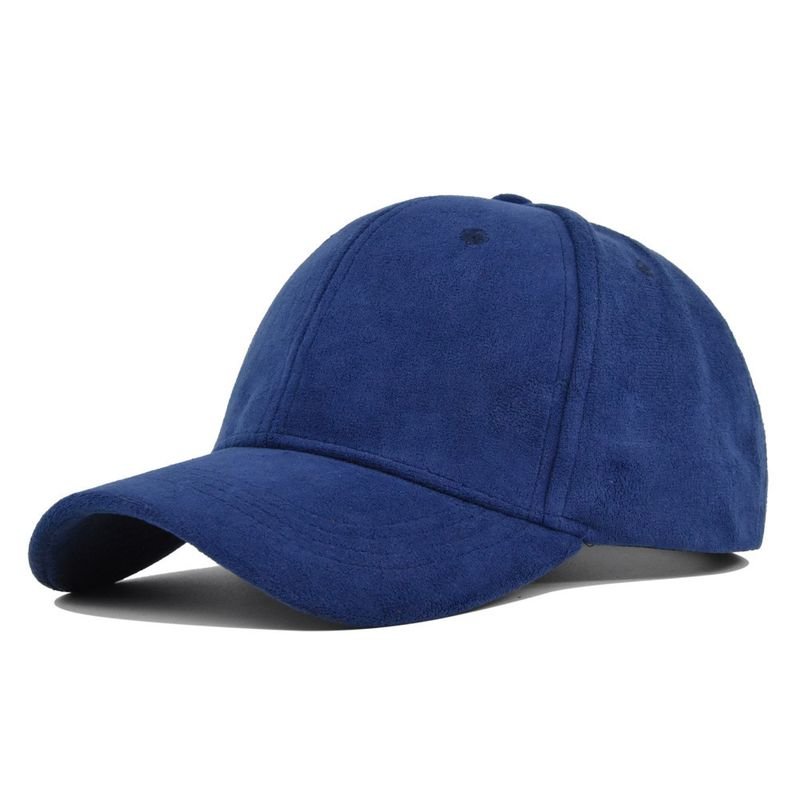 Neutral Simple Solid Color Suede Sunshade Cap