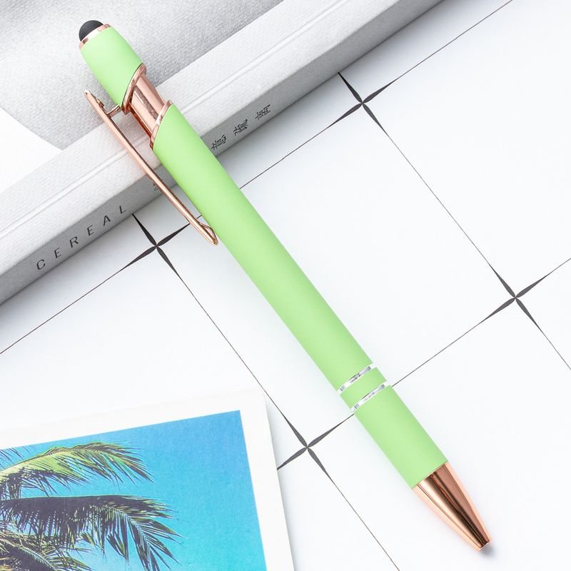 Simple Metal Push Aluminum Ball Pen