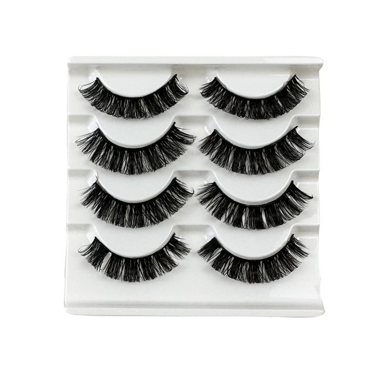 Women Fashion Thick Curled False Eyelashes