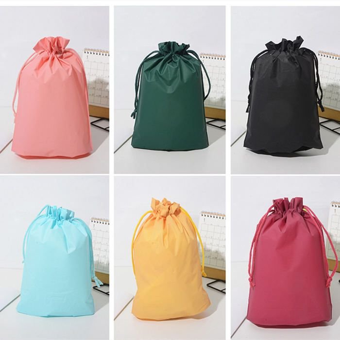 Solid Color Household Drawstring Clothing Storage Packaging Bag