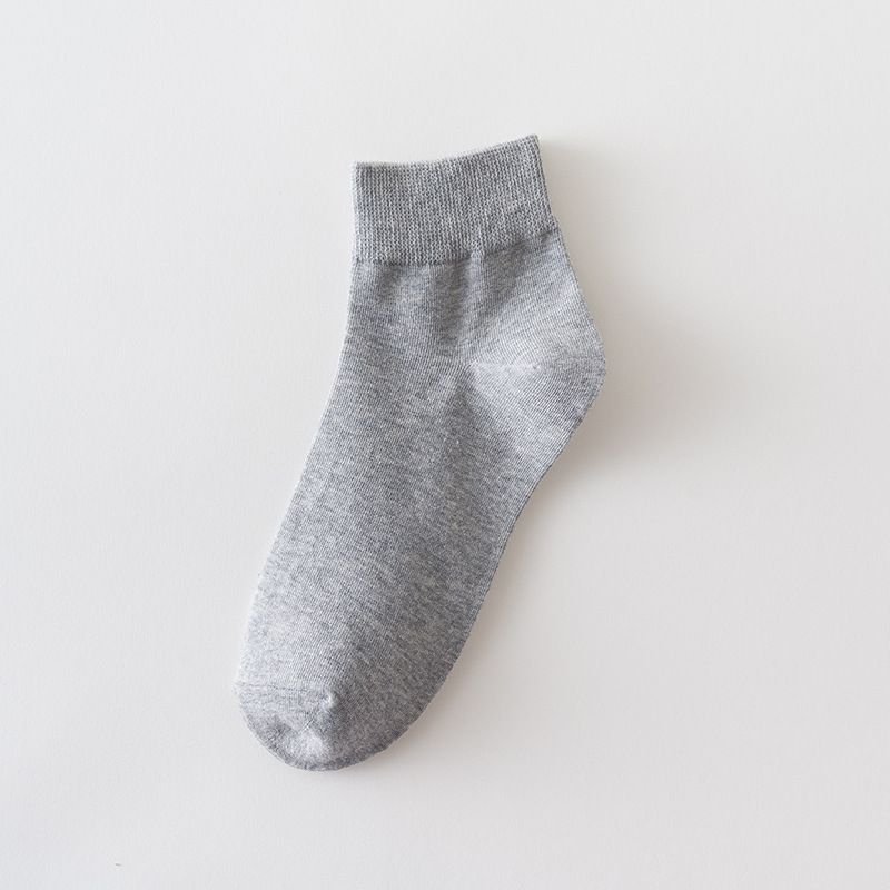 Women Simple Solid Color Breathable Socks