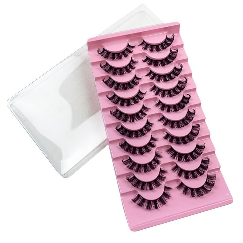 Women Simple Thick Curled Ten Pair False Eyelashes