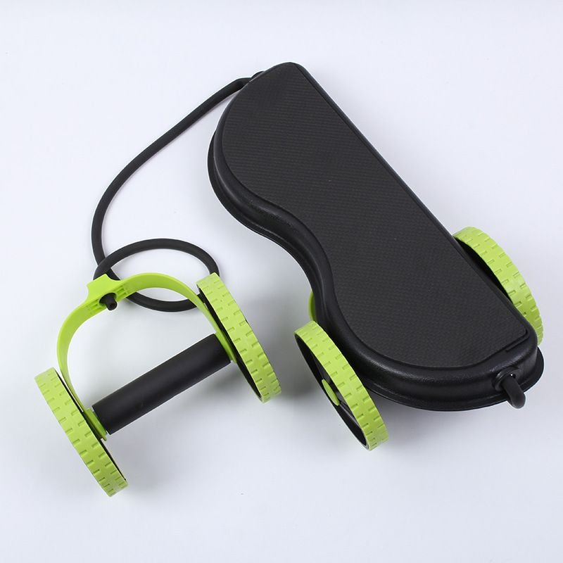 Household Indoor Multifunctional Training Silent Fitness Abdominal Wheel Roller Tension Rope
