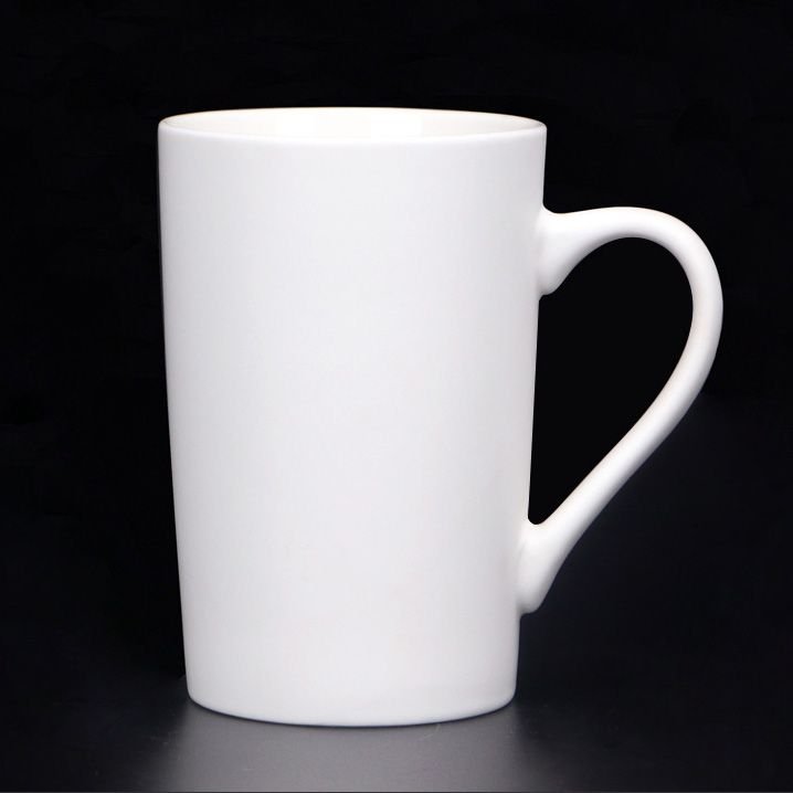 White Ceramic Mug Custom Logo Print