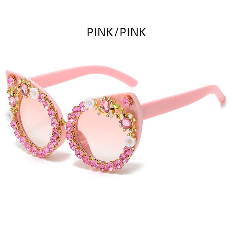 Women Fashion Creative Diamond Eye Sunglasses