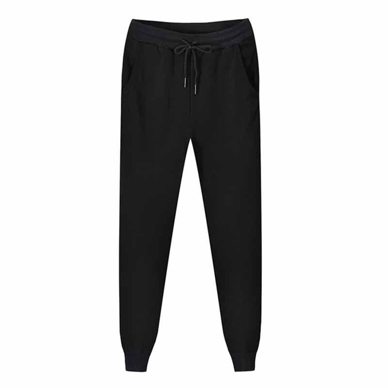 Men Fashion Casual Solid Color Plus Size Fleeces Sport Jogger Pants