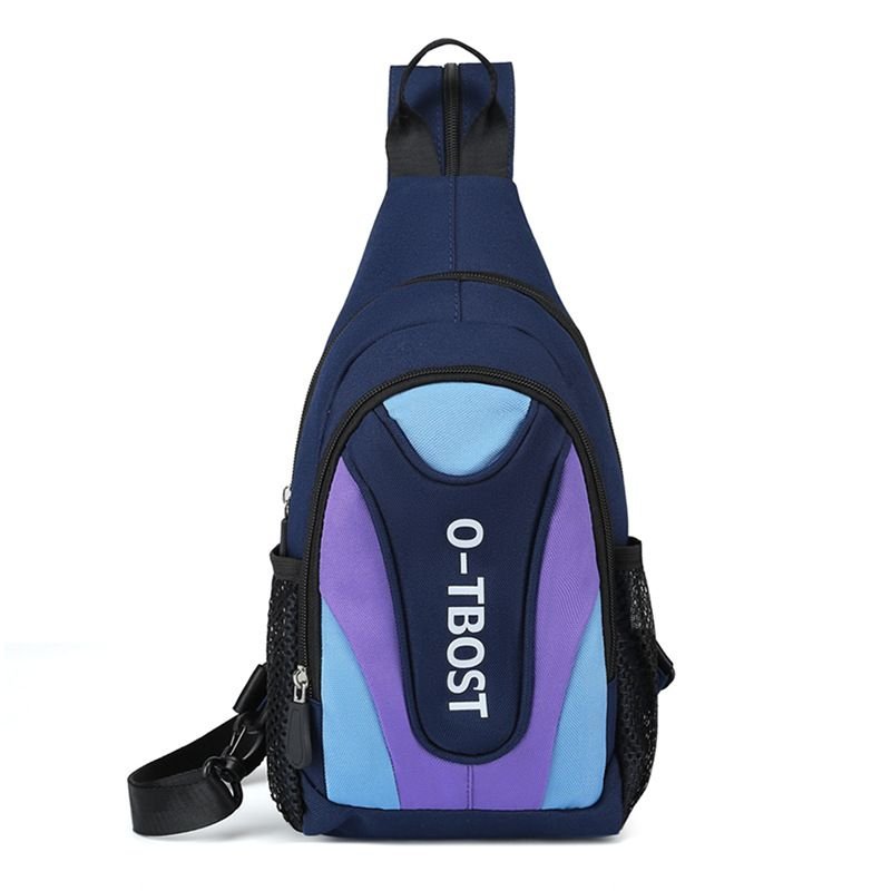 Outdoor Leisure Multi-Functional Crossbody Women Men Backpack Oxford Cloth Chest Bag