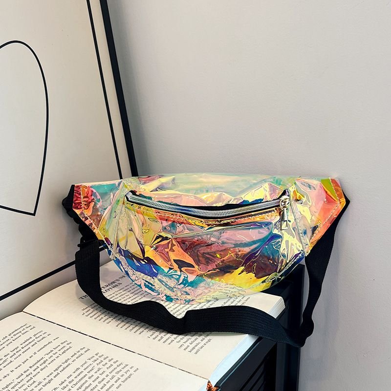 Women Fashion Casual Laser Chest Bag