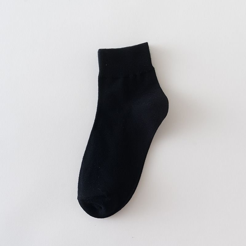 Women Simple Solid Color Breathable Socks