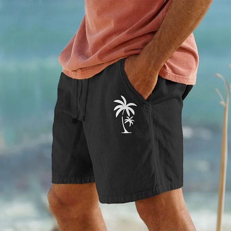 Men Summer Leisure Holiday Hawaii Beach 3D Print Plus Size Shorts